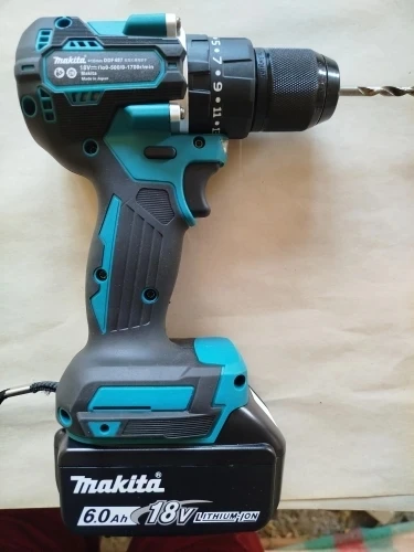 Makita Battery 18V 6Ah Original Li-Ion Battery& DDF487，For Makita 18V LXT BL1860 BL1850 BL1830 Replacement Cordless Power Tools