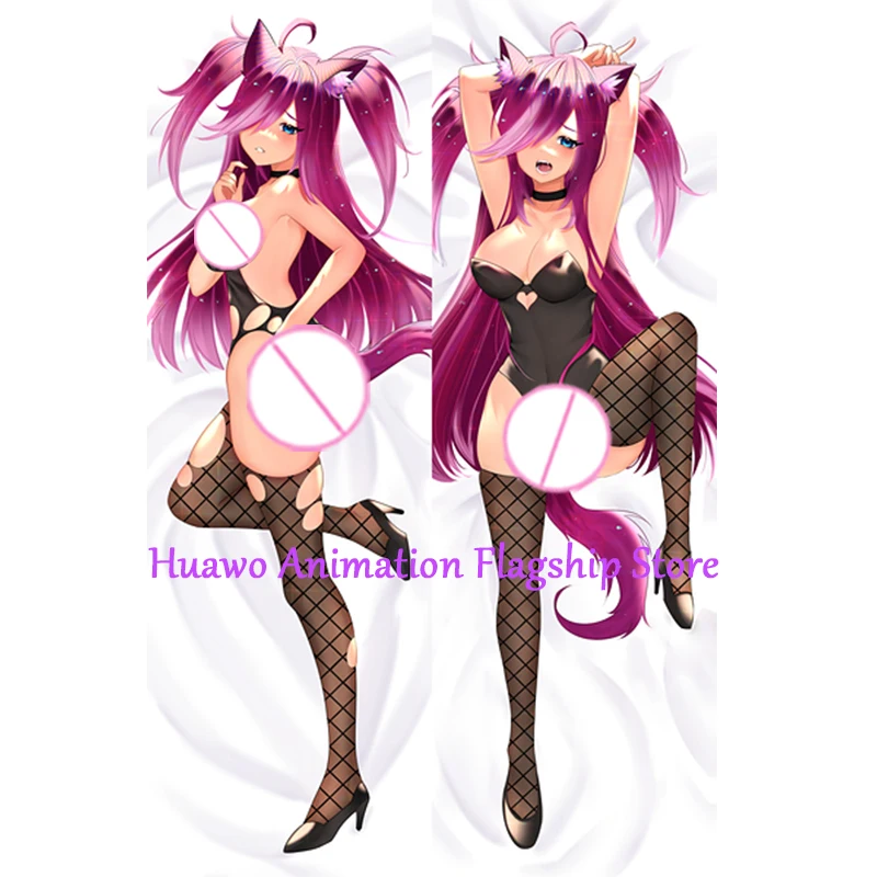 

Dakimakura Anime Pillow Cover PeachyKittyVR Double Sided Print 2Way Cushion Cover Xmas Gifts