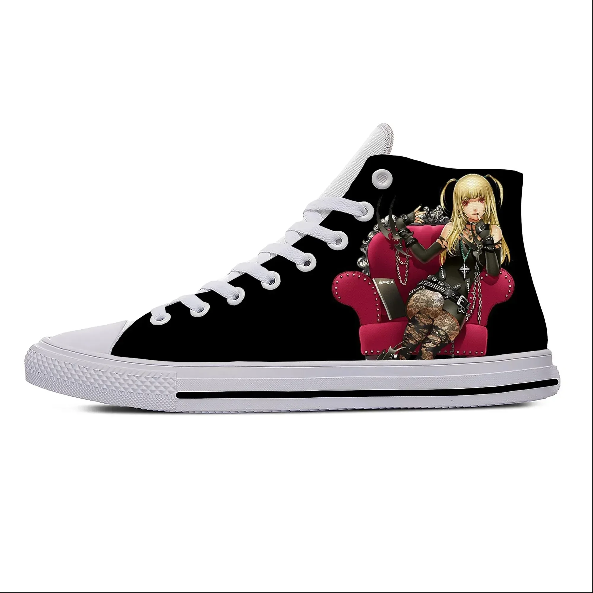 

Модные повседневные тканевые кроссовки унисекс с 3D-принтом Death Note Amane Misa, высокие, легкие, дышащие
