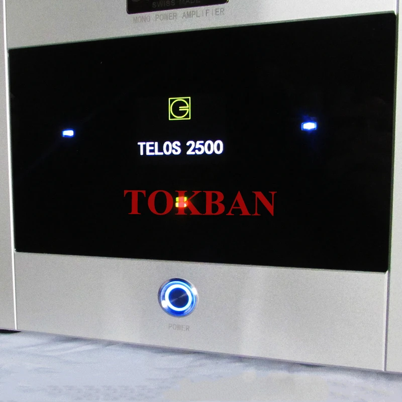 Tokban 1 Pair Goldmund Telos 2500 Mono Power Amplifier 500w High-power Class AB Amp Fully Balanced XLR HIFI Amplifier Audio