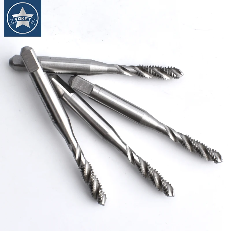 HSSE-M35 JIS Standard Spiral Fluted Tap UNC 1-64 2-56 3-48 4-40 5-40 6-32 8-32 3/16 10-24 12-24 1/4-20 Machine Screw Thread Taps