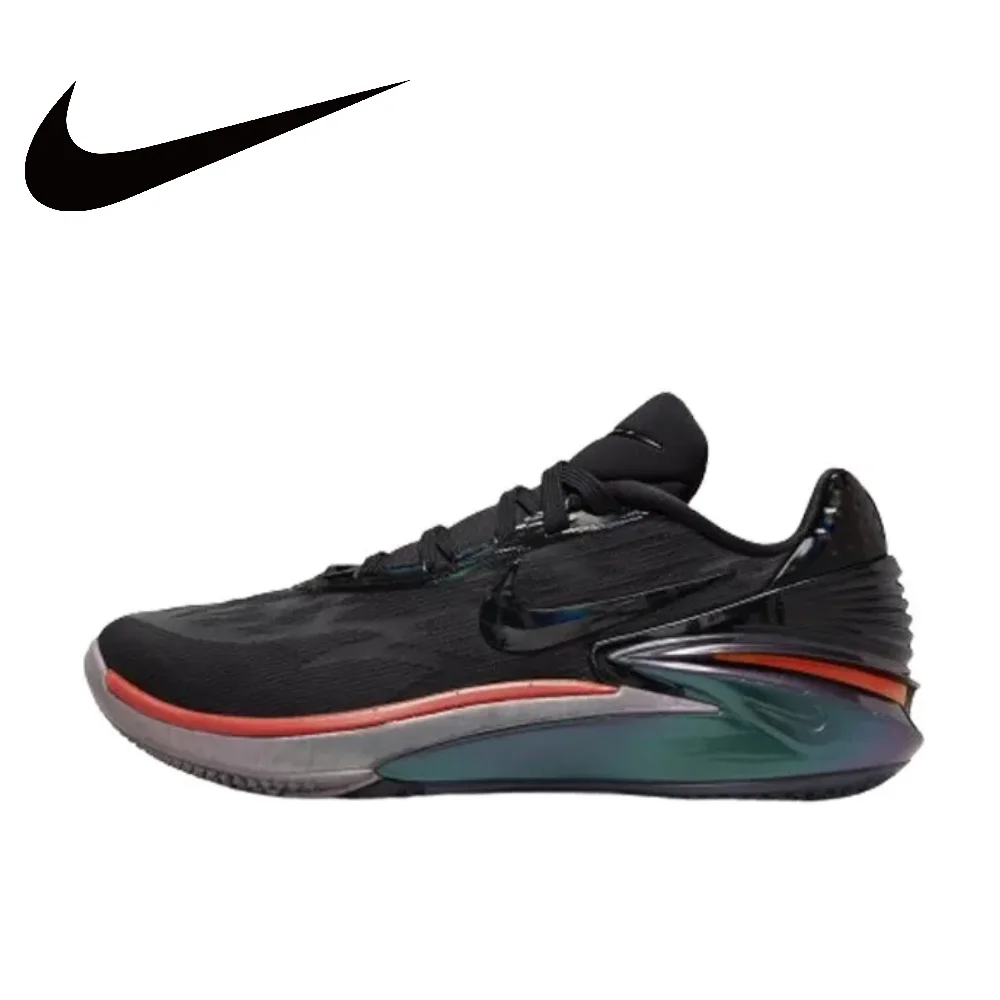 

Nike Black and Grey Colorway Air Zoom G.T. Низкие баскетбольные кроссовки Cut 2, противоскользящие и износостойкие для мужчин и женщин