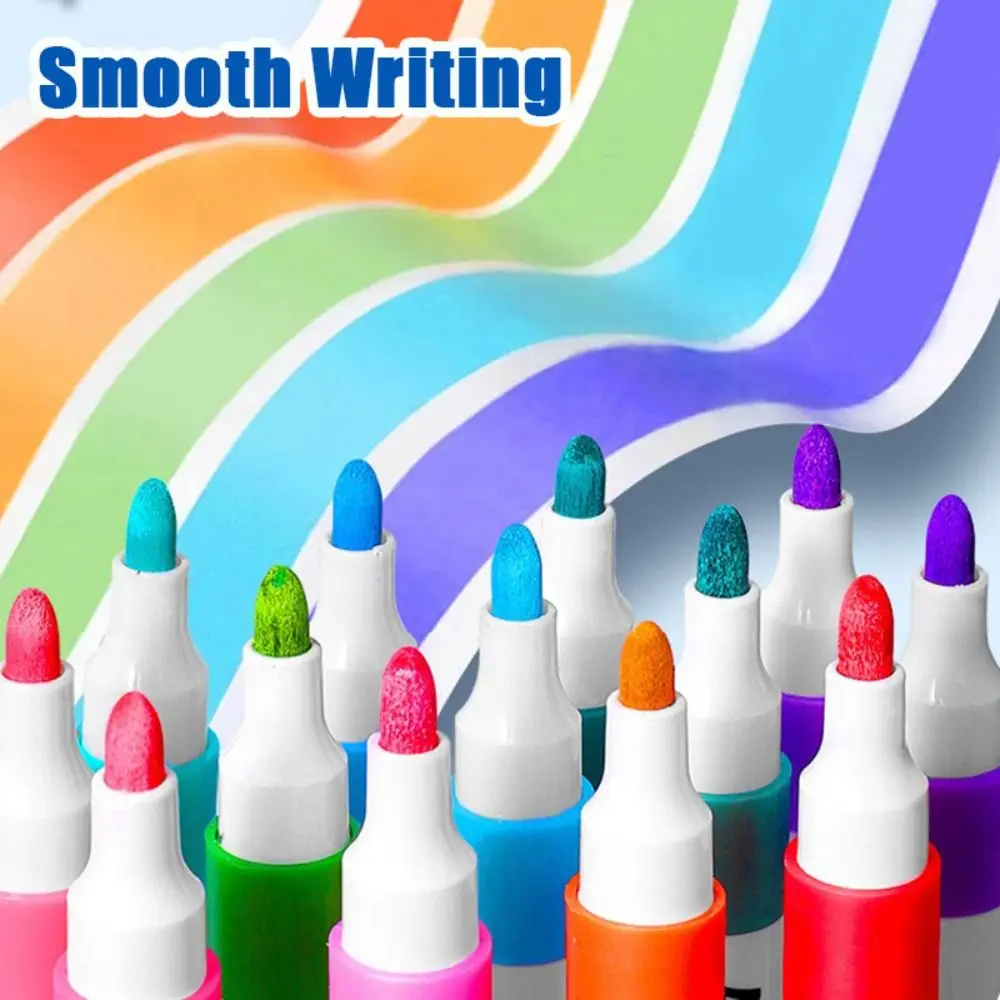 12-120 Colors Washable Acrylic Marker Pen Quick Drying Stackable Color Watercolor Pen DIY Hand Drawing Smooth Writing