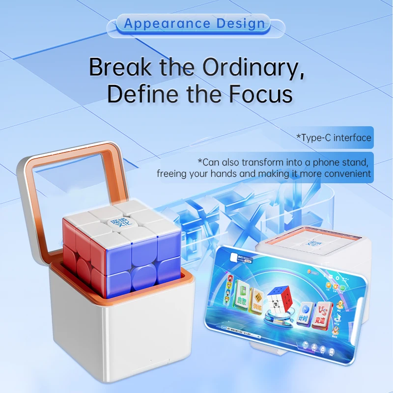 MOYU Weilong V10 Ai Smart Magnetic Magic Cube 3x3x3 Professional Speed Puzzle Cube 3X3 Cubo Magico Children Toys Gifts