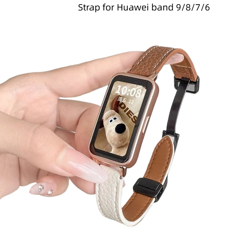 

Магнитный ремешок для Huawei Band 9, браслет Correa, спортивный ремешок для часов HUAWEI Band 8/7/6, женский и мужской браслет, ремень для умных часов