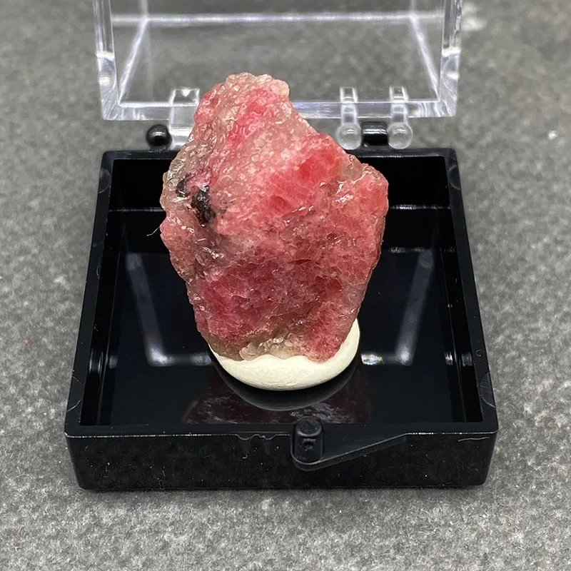 100% Natural Rhodochrosite Mineral Specimens Stones and Crystals Healing Crystal + Box Size: 35*35*35 mm