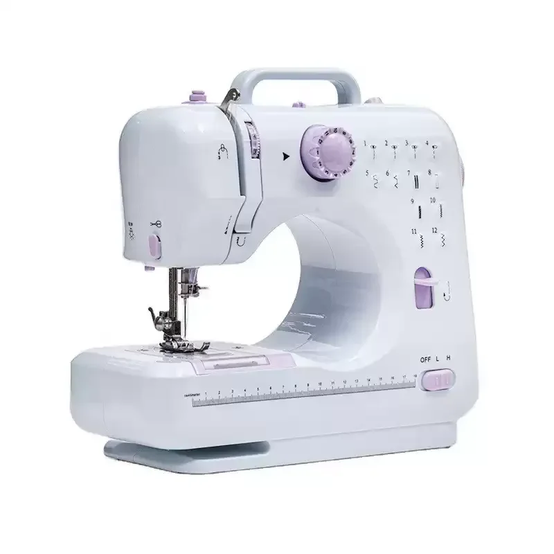 2024 Newly upgraded 505A edge locking sewing machine household mini electric multi-function small desktop eat thick