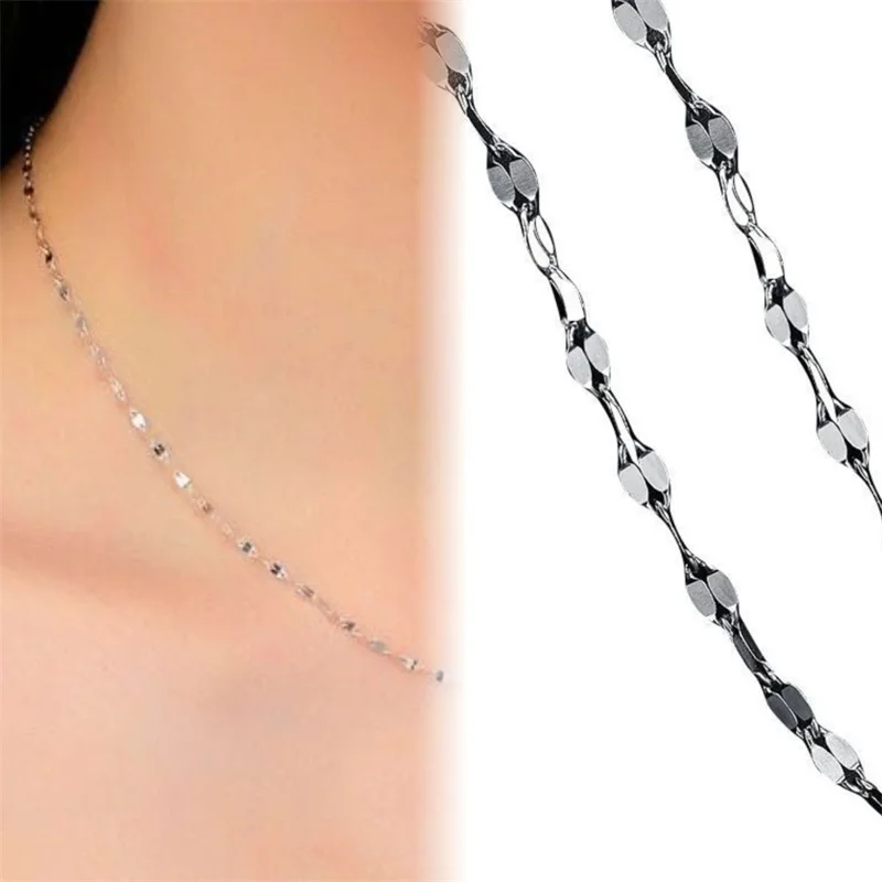 SOMILIA -18K vergoldete Halskette aus S925-Sterlingsilber für Damen, zierliche, minimalistische Solitär-Halskette mit rundem CZ-Stein, funkelnd, C – Detail 3