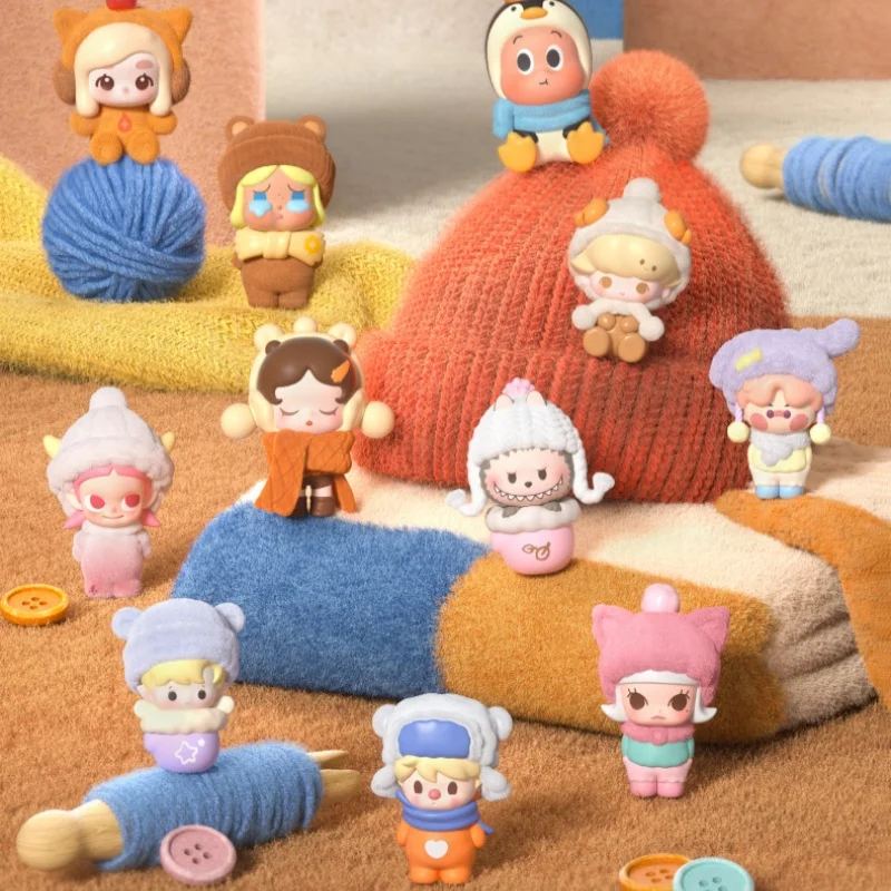 

Popmart Popbean Flurry Cozy Molly Skullpanda Dimoo Chaka Pino Jelly Sweet Bean Hacipupu Мини-модель игрушки