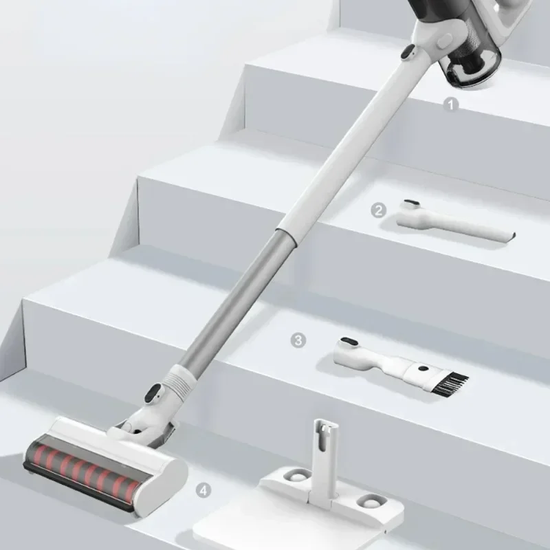 مكنسة كهربائية محمولة لاسلكية من TINECO أصلية لإزالة الغبار بقوة شفط عالية وخفيفة الوزن للمنزل