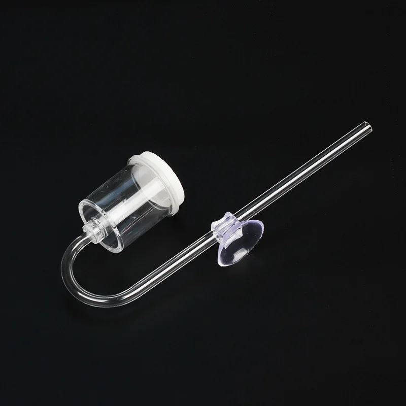 Glass pipe lily poppy peony spin surface skimmer inflow outflow 13mm 17mm aquarium water plant tank filter ADA quality mini nano