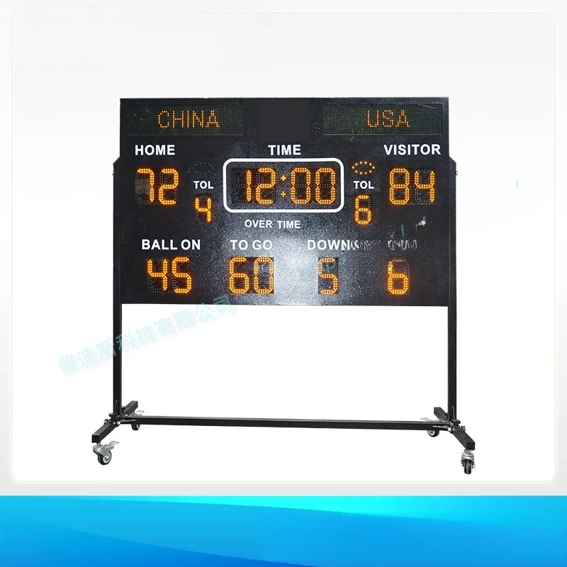LED football scoreboard, outdoor waterproof led football scoreboard, scoreboard