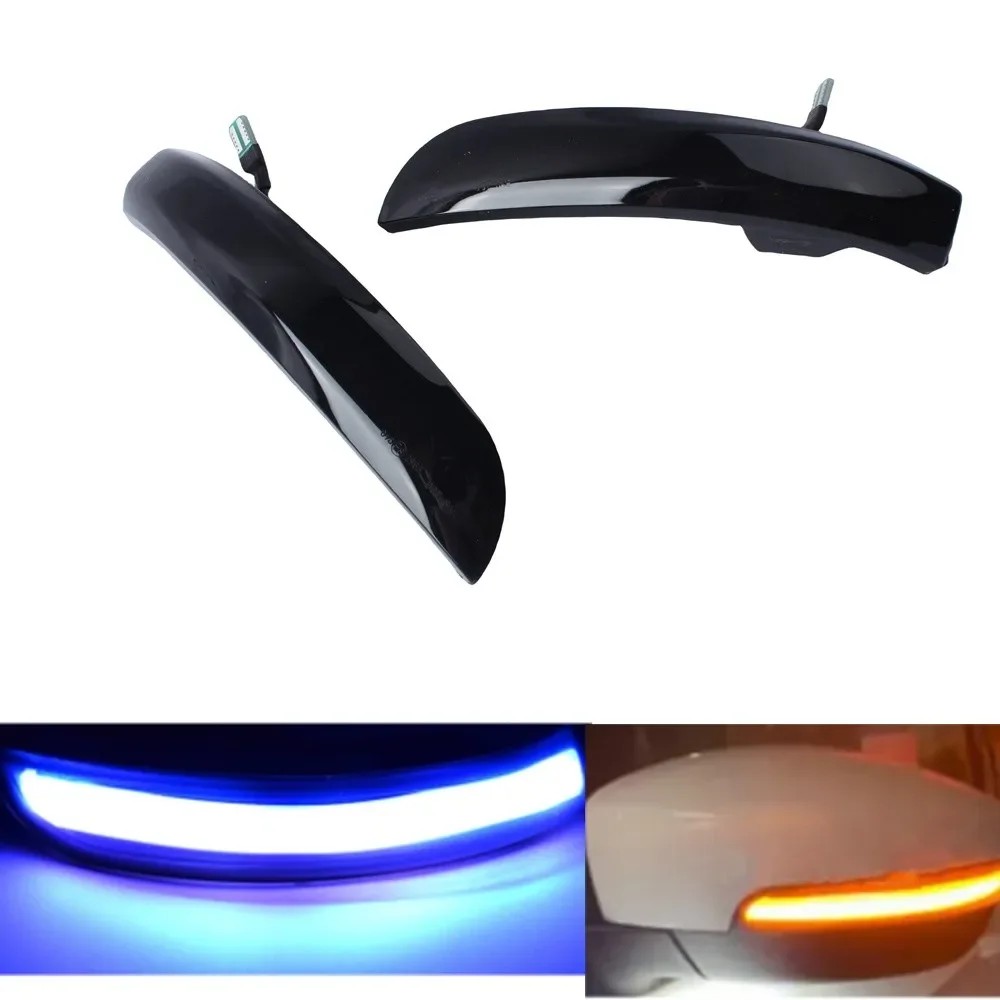 Dynamic Turn Signal Light Side Mirror Sequential Blinker Lamp For Ford Kuga Escape EcoSport 2013-18 Focus 3 MK3 SE ST RS