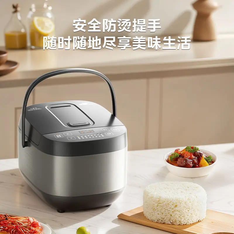 Rice cooker celadon liner antibacterial non-stick rice cooker household multi-function intelligent reservation firewood rice