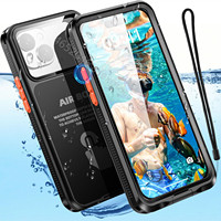 ShellBox Waterproof Pouch For iPhone 15 Pro 16 14 Plus 13 12 Pro Max Underwater Touch Screen Case IP68 Professional Diving Cases