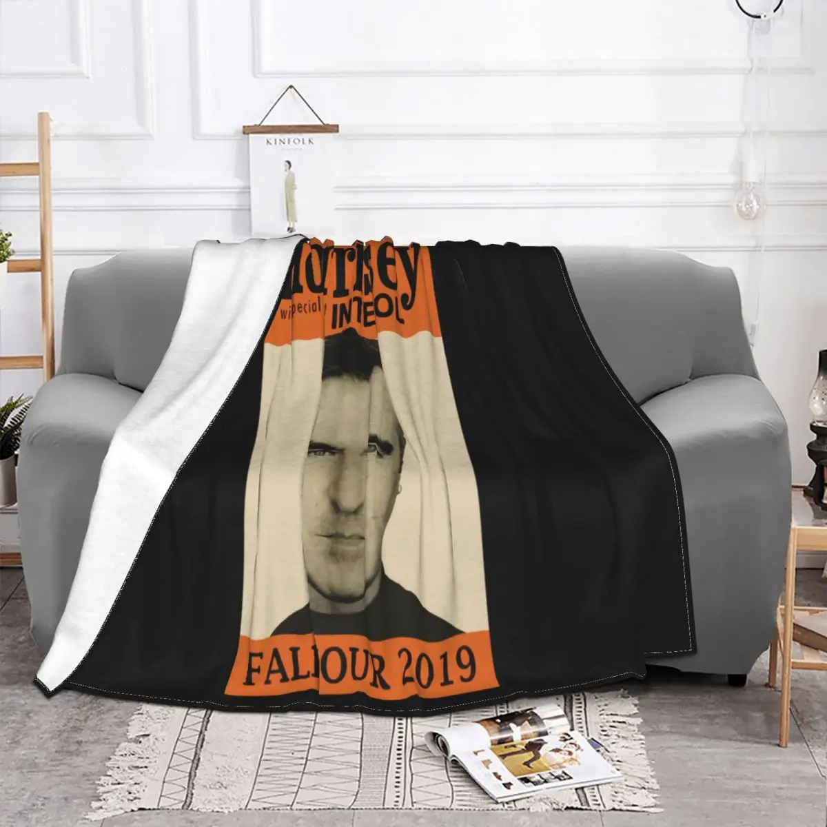 New Morrissey North American Tour 2019 Size S 4Xl Black 2 Side Different Different Throw Blanket