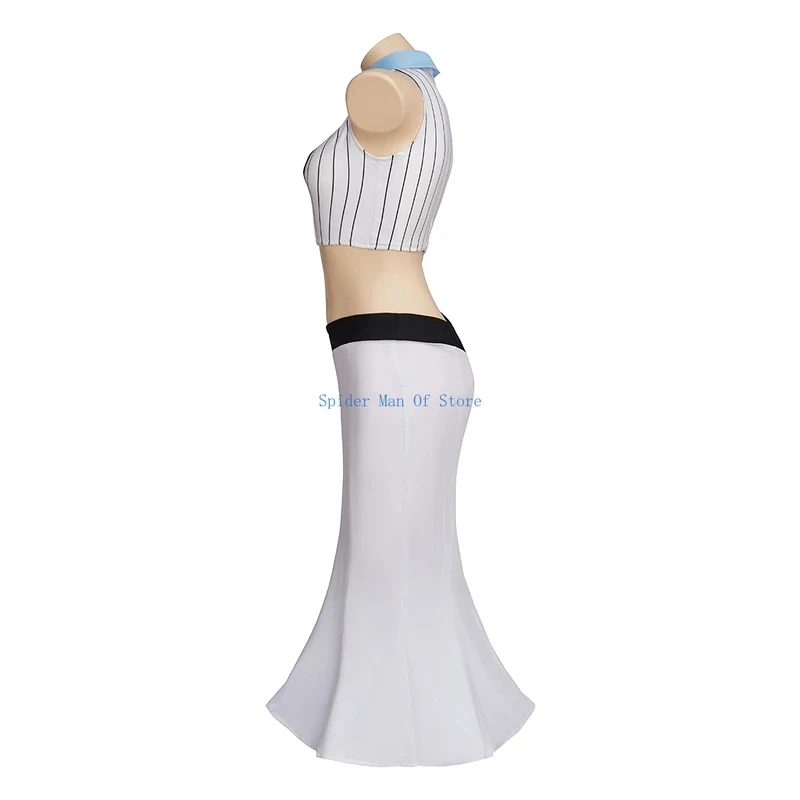 

▓2026Orihime Inoue Cosplay Costume Sexy White Shirt Skirt Set Anime Halloween Carnival▓#！1