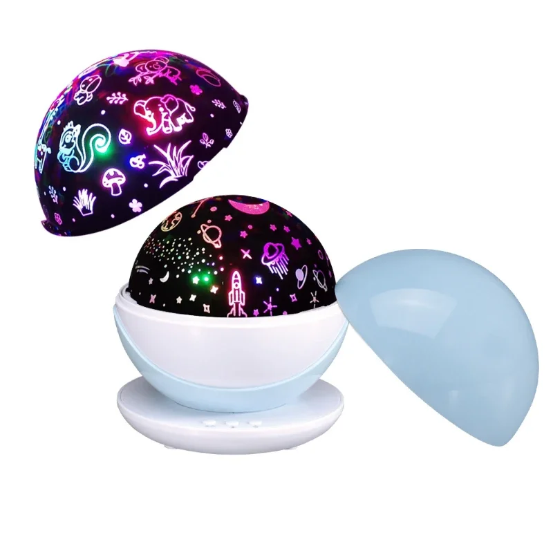 Star Projector Remote Control Multicolor Music LED Night Light Colorful Projector for baby