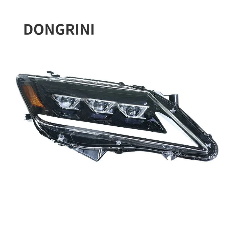 

Camry headlight assembly modified LED lens daily running light water steering 2012-2014