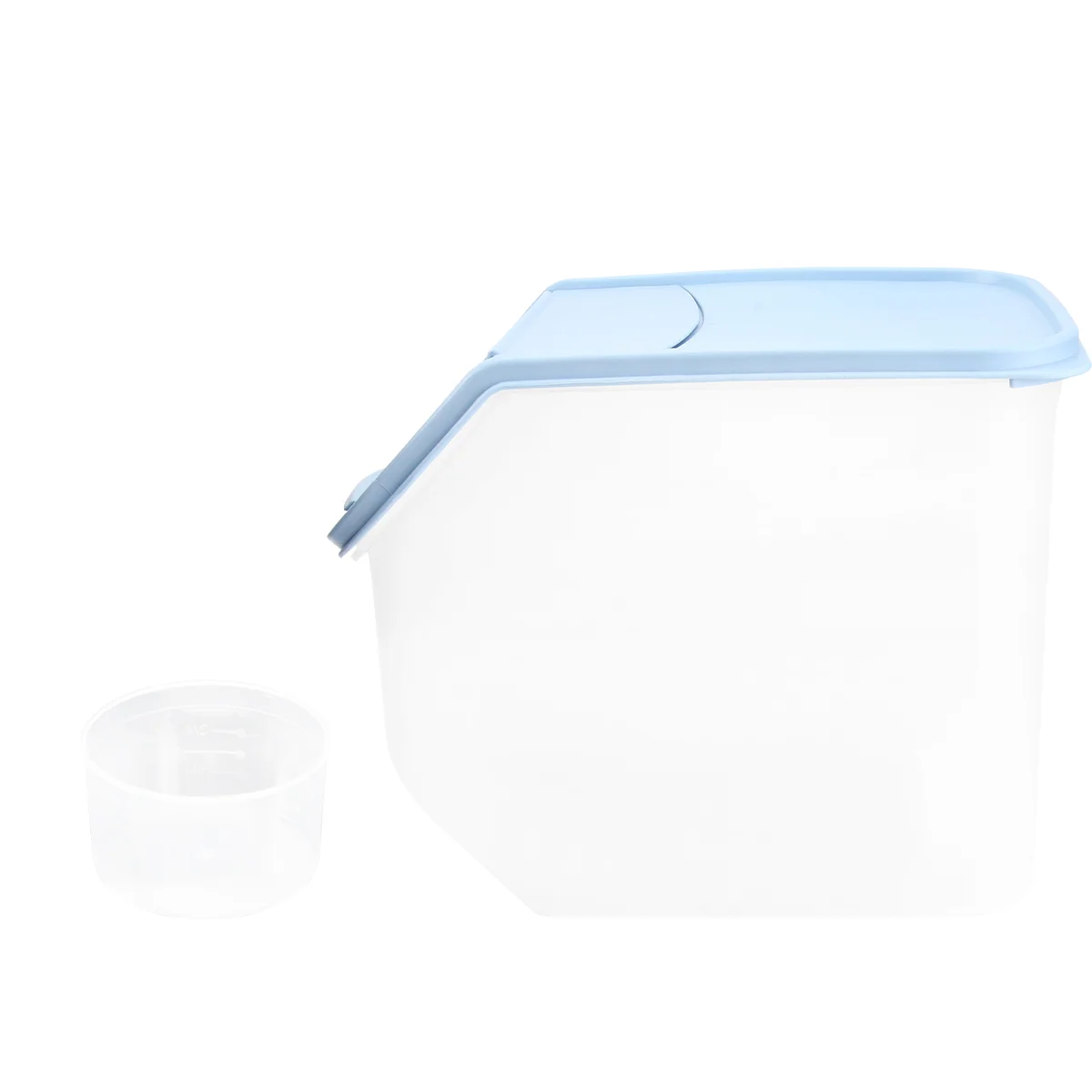 

Dry Fruit Box Rice Bucket Bins Sundries Container Glass Cereal Dispenser Countertop Plastic Home Case