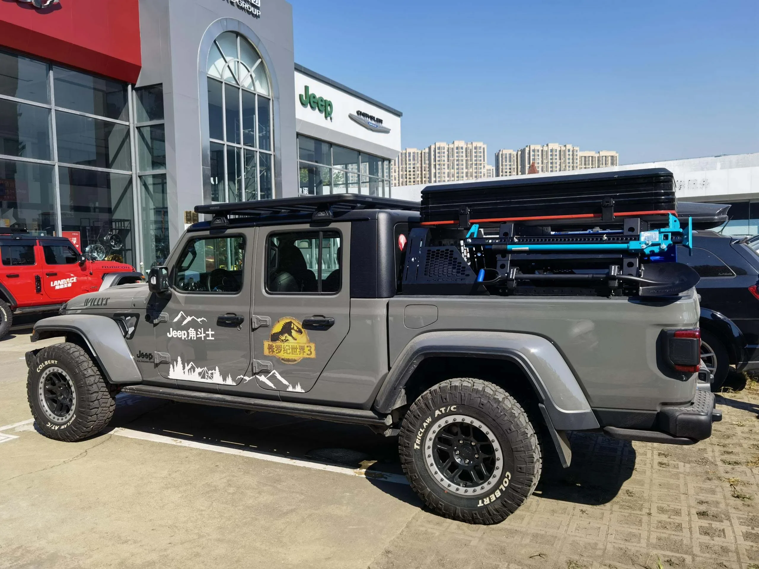 UV Resistance Pick-Up Truck Bed Rack with Electrophoresis and  Coating Roof Mount Placement