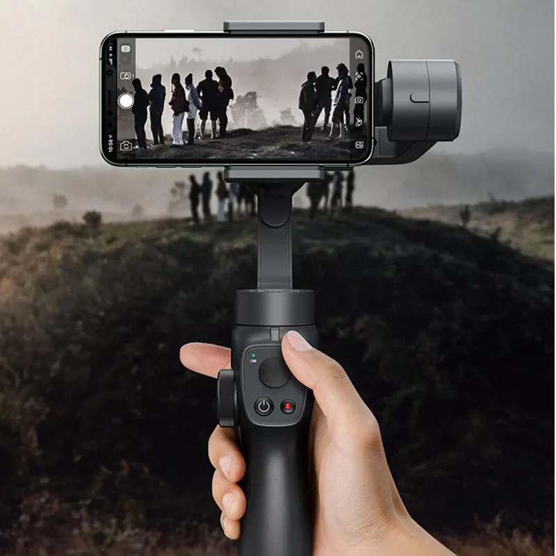 Smart Phone Foldable Three-Axis Gimbal Handheld Stabilizer Timelapse Photography ForVlog Live Video Tripod Stabilizer For IPhone