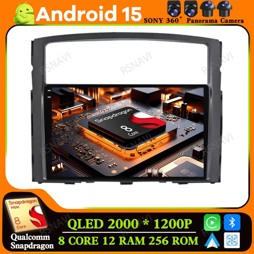 

Android 15 for Mitsubishi Pajero 4 2006-2014 GPS Wireless Carplay Auto Viedo Player Car Radio DVD Autoradio DSP 5G WIFI Qualcomm