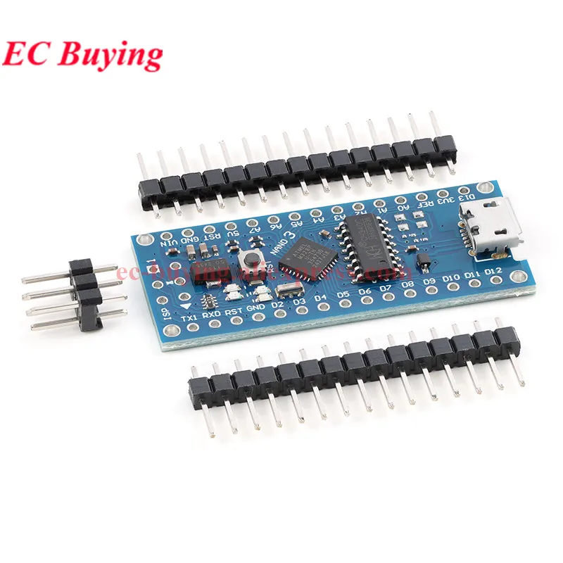 1-10 szt. Nano V3.0 Mini Type-C Micro USB ATmega168P ATmega328P MCU Płytka Rozwojowa CH340 16Mhz Ulepszony Moduł dla Arduino