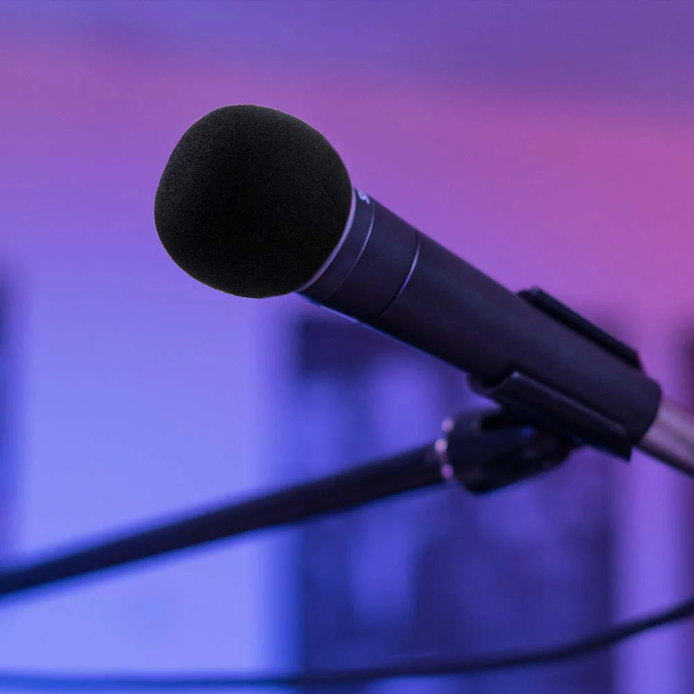 

9Pcs Anti-Noise Microphone Cover Eva Windscreen for Standard Hand-Held Mics Ktv Dance Ball Conference Stage Performance Mic