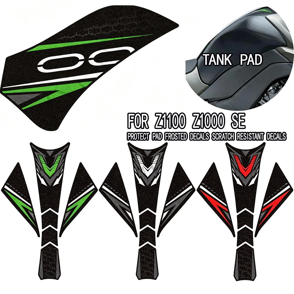For Z1100 Z1000 Z 1100 1000 SE New Protect Pad Frosted Decals Scratch-Resistant Decals  Anti Slip Fuel Oil Tank Pad Side Knee