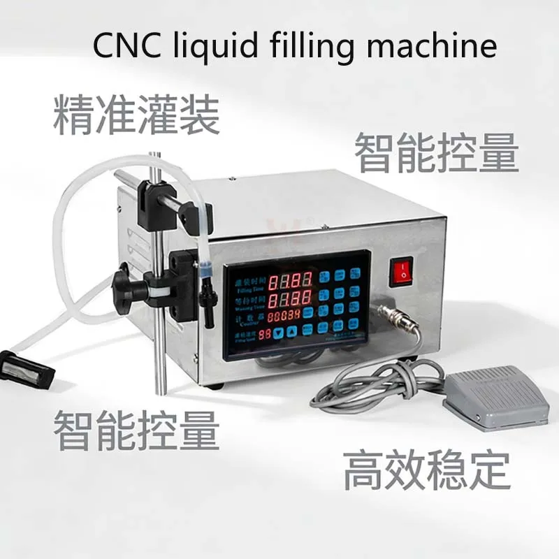 

Liquid Filling Machine Digital Control Drink Filler Mini Electric Lcd Display Water Oil Perfume Milk CNC Pump Filler 0-4000ml