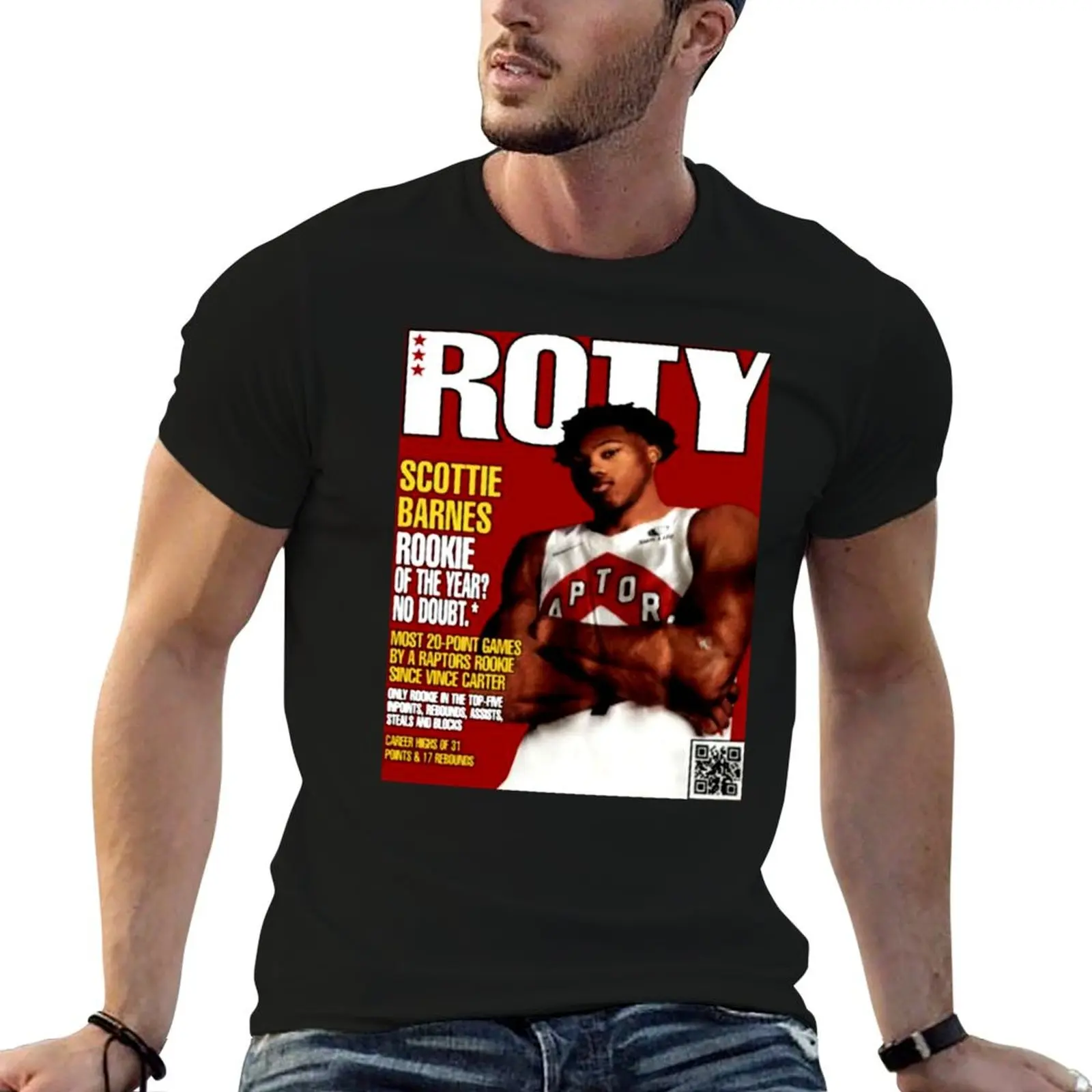 Scottie Barnes Dunk T-Shirt anime figures summer clothes mens fashion
