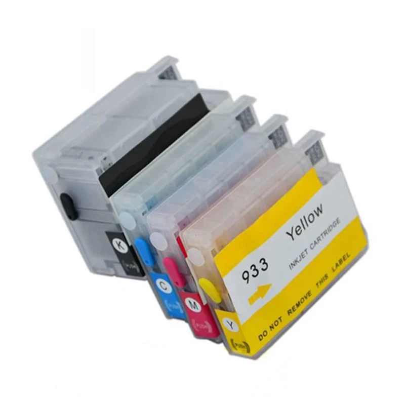 932XL 933XL 932 933 Refillable Ink Cartridge with ARC Permanent Chip for HP Officejet 6100 6600 6700 7110 7610 7612 7510 7512