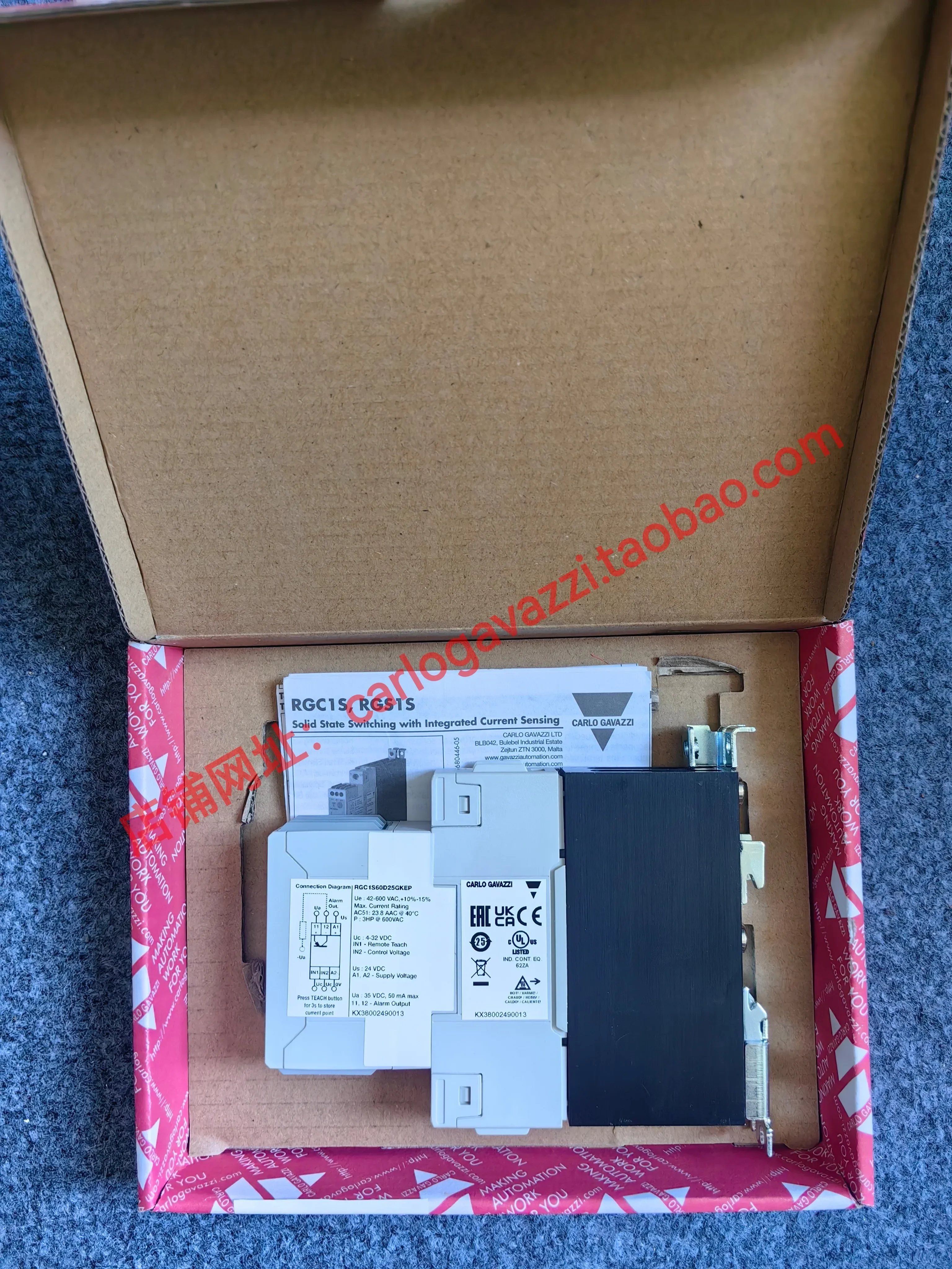 RGC1S60D25GKEP Swiss Jiale Original New Solid State Relay Overheating Protection Current Detection