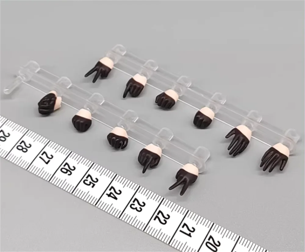 Scale 1/12 HASUKI PA009 Female Girl Soldier Doll Gloved Hand Types About 11PCS/SET Accessories For 6\