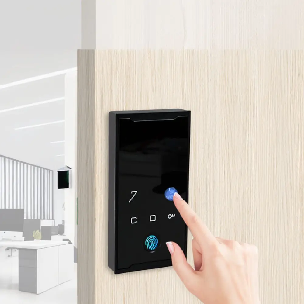 Keyless Biometric Drawer Lock Intelligent Electronic Cabinet Security Sensor Lock For Cupboard Wardrobe Storage Locker