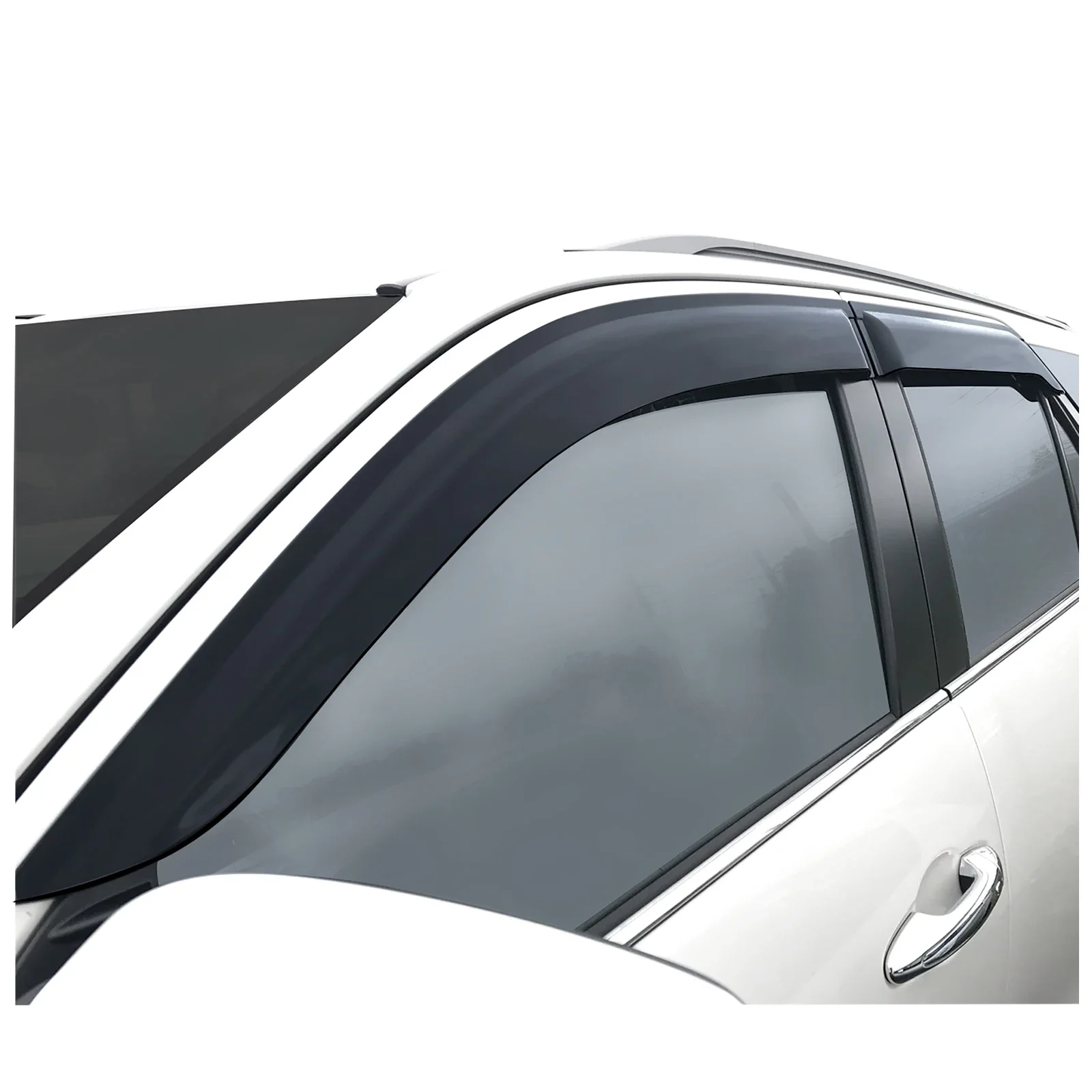 Weathershield Sun Rain Guard Window Visor For Toyota Fortuner 2015 2016 2017 2018 2019 2020 20212022 Double Cabin Wind Deflector