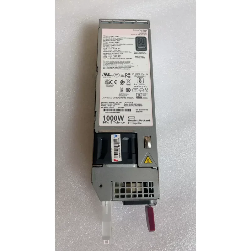 for HSTNS-PA74 P67242-001 P67240 Power Supply Unit Replacement Part Compatible with Server Hardware High Efficiency Stable