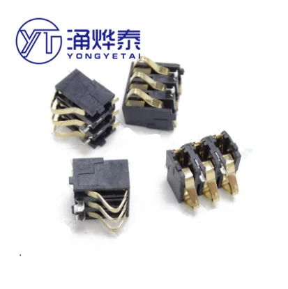 YYT 77 Battery Holder 7*7 3P Shrapnel Battery Connector Cell Phone Battery Contact Tab 7.7 Height BC-4-3P