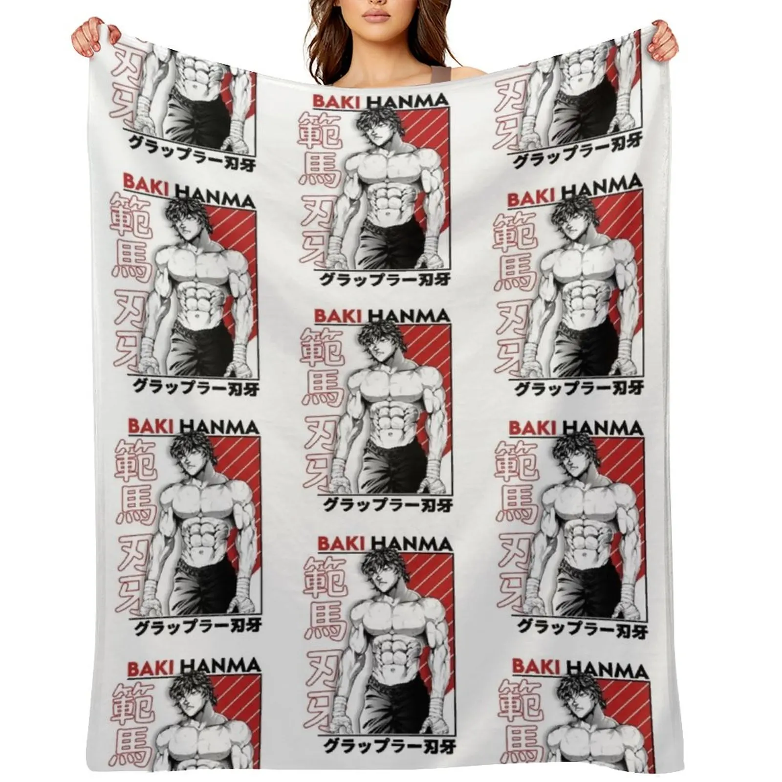 

Baki Hanma Throw Blanket Luxury St Blankets For Baby Summer Beddings bed plaid Blankets