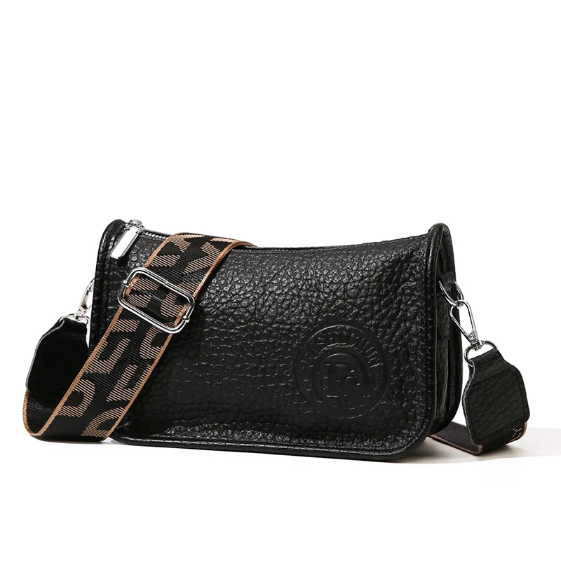 Echtes Leder Rindsleder Damen Umhängetaschen Damen Handtaschen Umhängetasche Hochwertige Pendler Messenger Bag Sac A Main – Detail 12