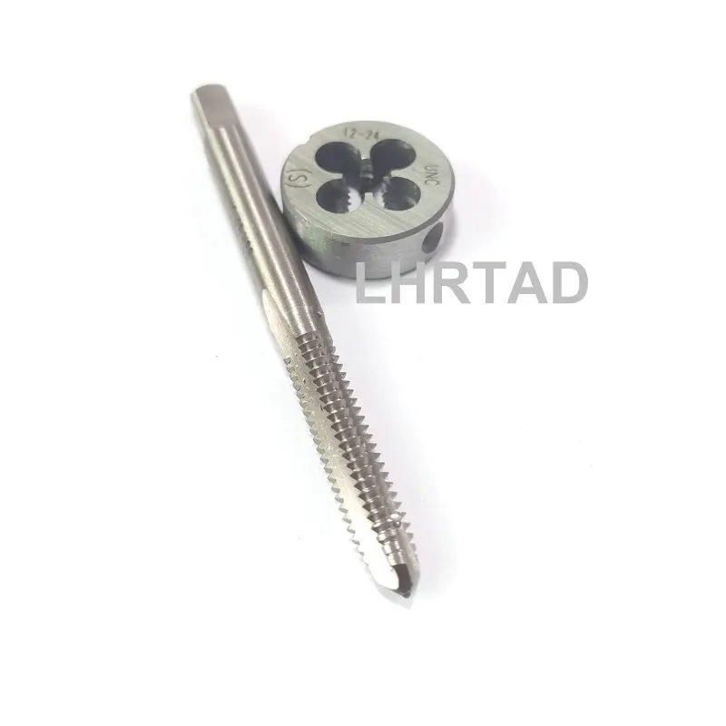 Gwintownik i matryca American Standard 12 24 nc HSS Zestaw gwintowników jednolitych UNC UN12-24 6-32 UNC4-40 0-80 1-64 2-56 5-40 UNC8-32 10-24