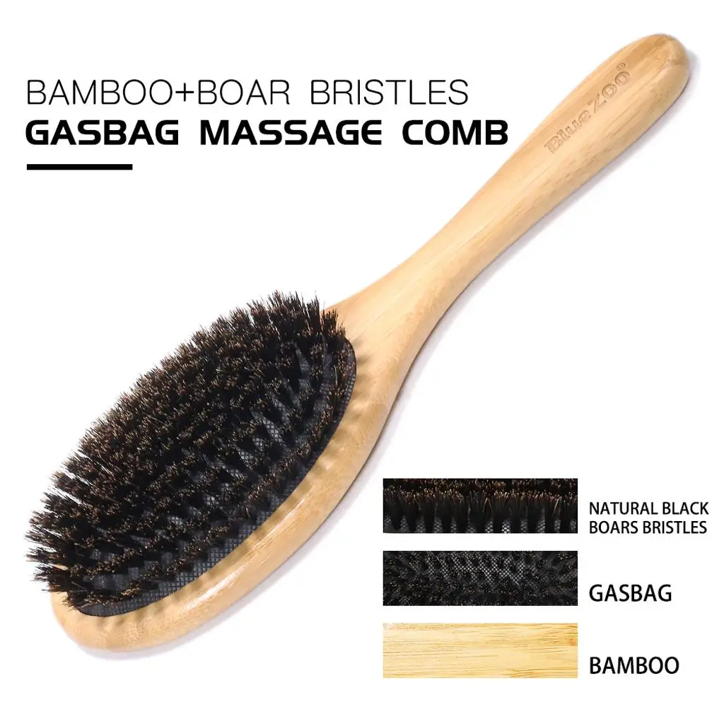 Large Paddle Wooden Comb, Scalp Massage Brush, Comfortable Pillow Hair Comb,