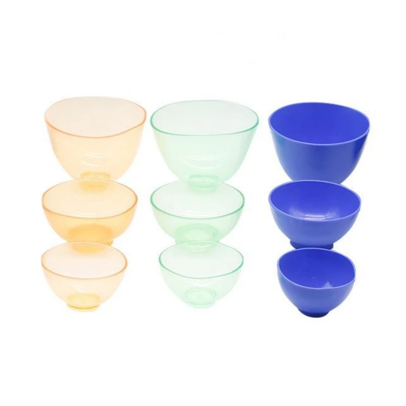 1pc Professional Dental Lab Mixing Bowl Thicken Flexible Rubber Mixing Bowl for Alginate Impression Plaster Lab Materials