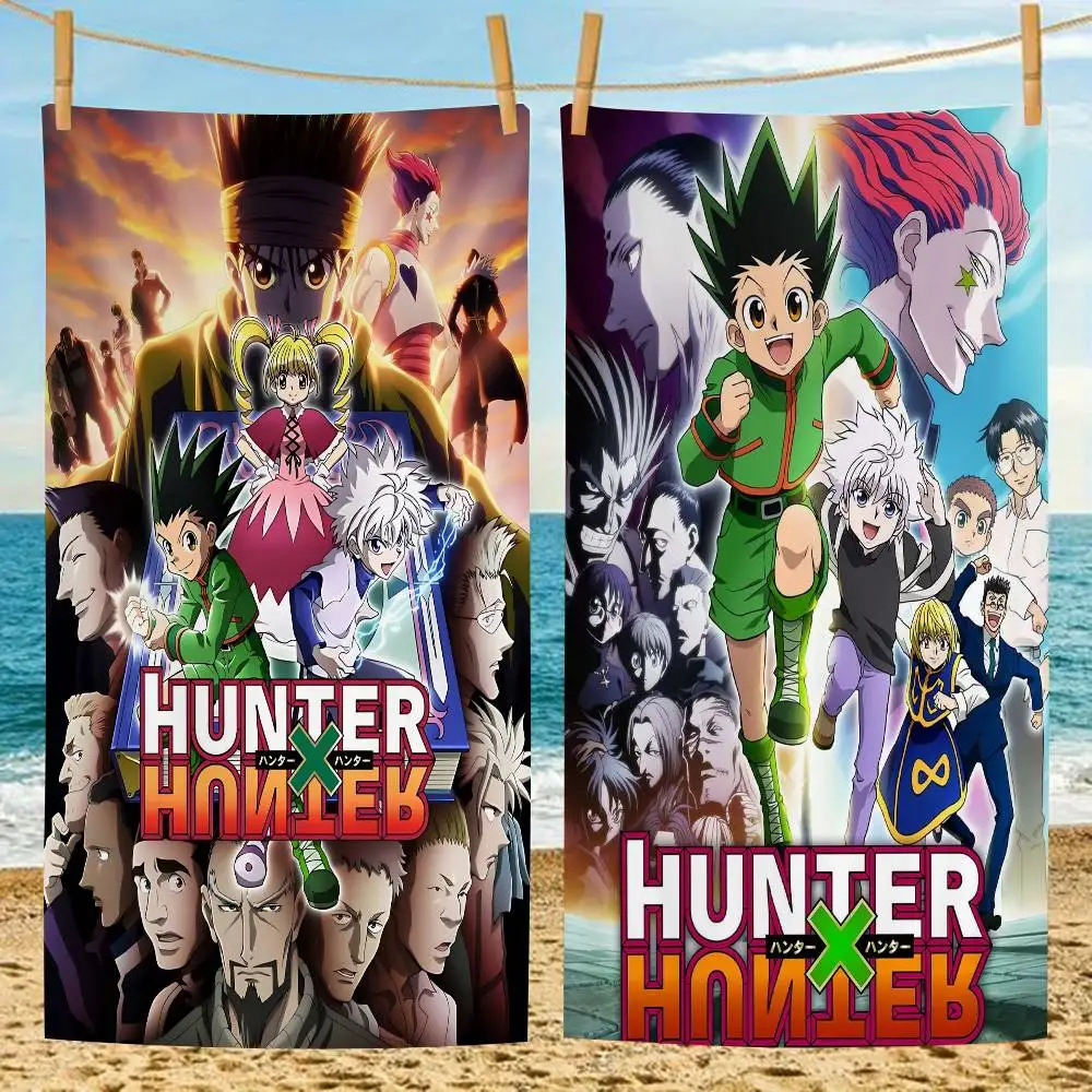 

Anime H-Hunter X Hunter Microfiber Beach Towel Absorbent Quick dry Soft Yoga Swimming Resort Mountain Climbing Towel