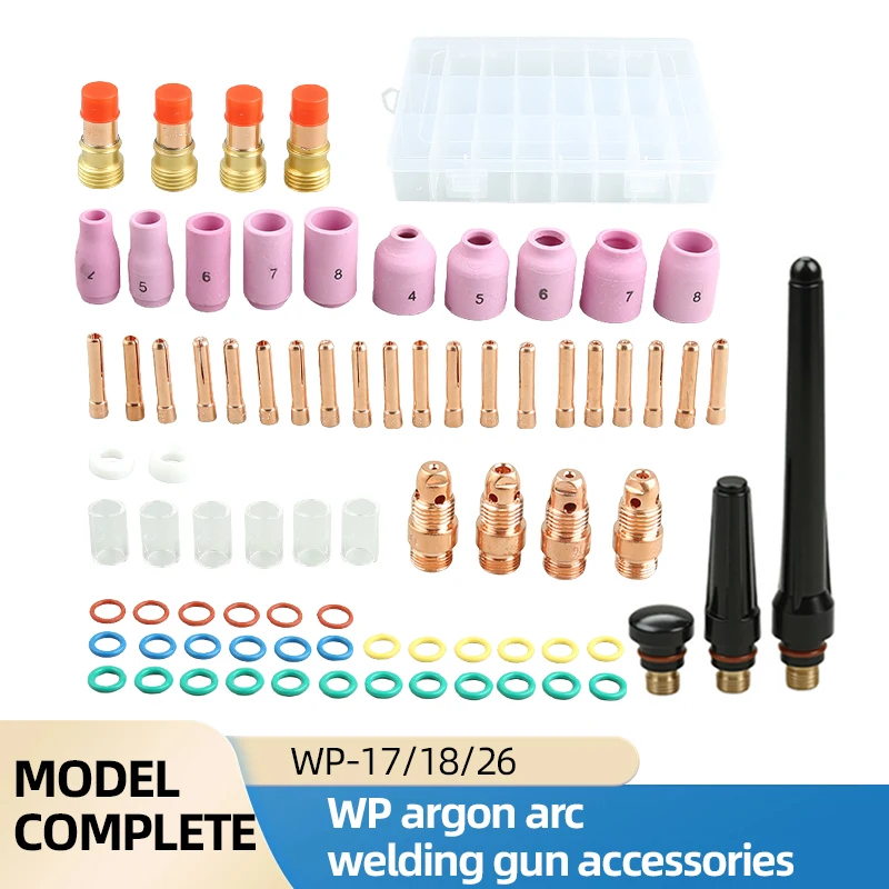 

79-Piece TIG Welding Torch Stubborn Air Mirror #12 Pyrex Glass kit Suitable for WP-17/18/26