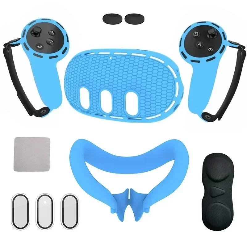 

Suitable for quest3 handle cover shading mask host cover silicone protective cover tempered film