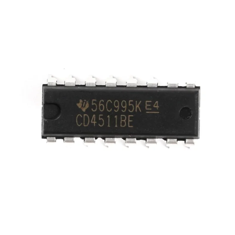 10pcs CD4511BE CD4511 HEF4511 DIP-16 Encoders, Decoders, Multiplexers & Demultiplexers CMOS BCD-7-Seg new original