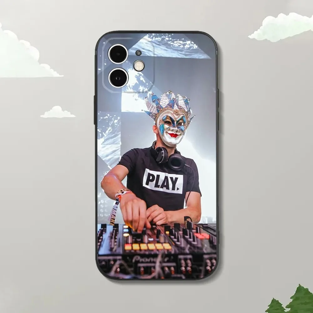 DJ B-Boris B-Brejcha Phone Case For iPhone16,15,14,13,12 Mini 11 Pro XR,X,XS,MAX 7,8 Plus Silicone Cover Soft Black