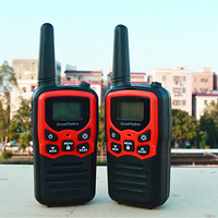 2PCS ABBREE T5 446Mhz/462-467Mhz Walkie Talkie with Flashlight Monitor Single Intensity ( No Battery ) Two Way Radio